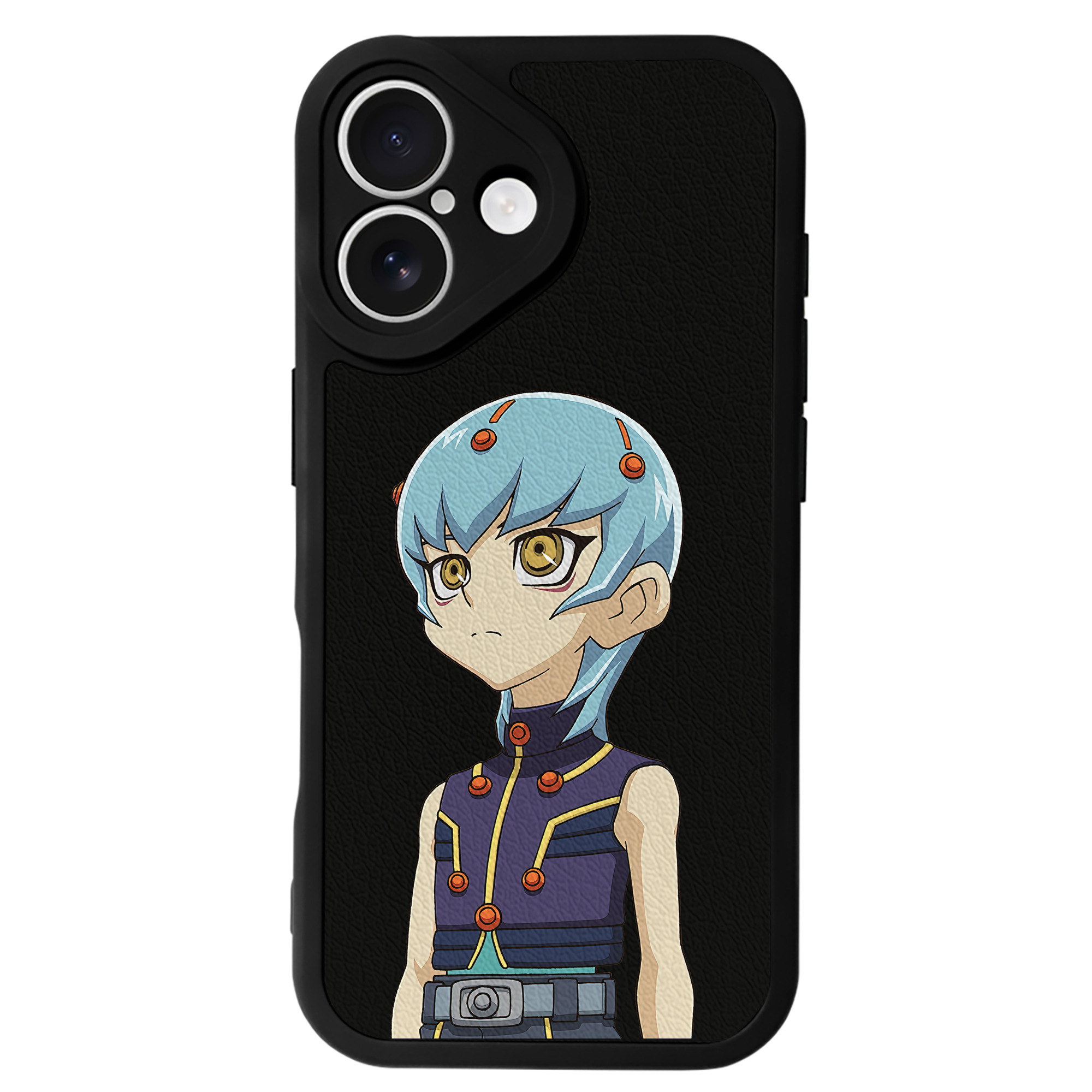 遊☆戯☆王 Yu-Gi-Oh! 【iPhone 16シリーズ対応】シリコンスマホケース（レザー調） 材質：シリコン